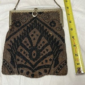 Antique beaded handbag